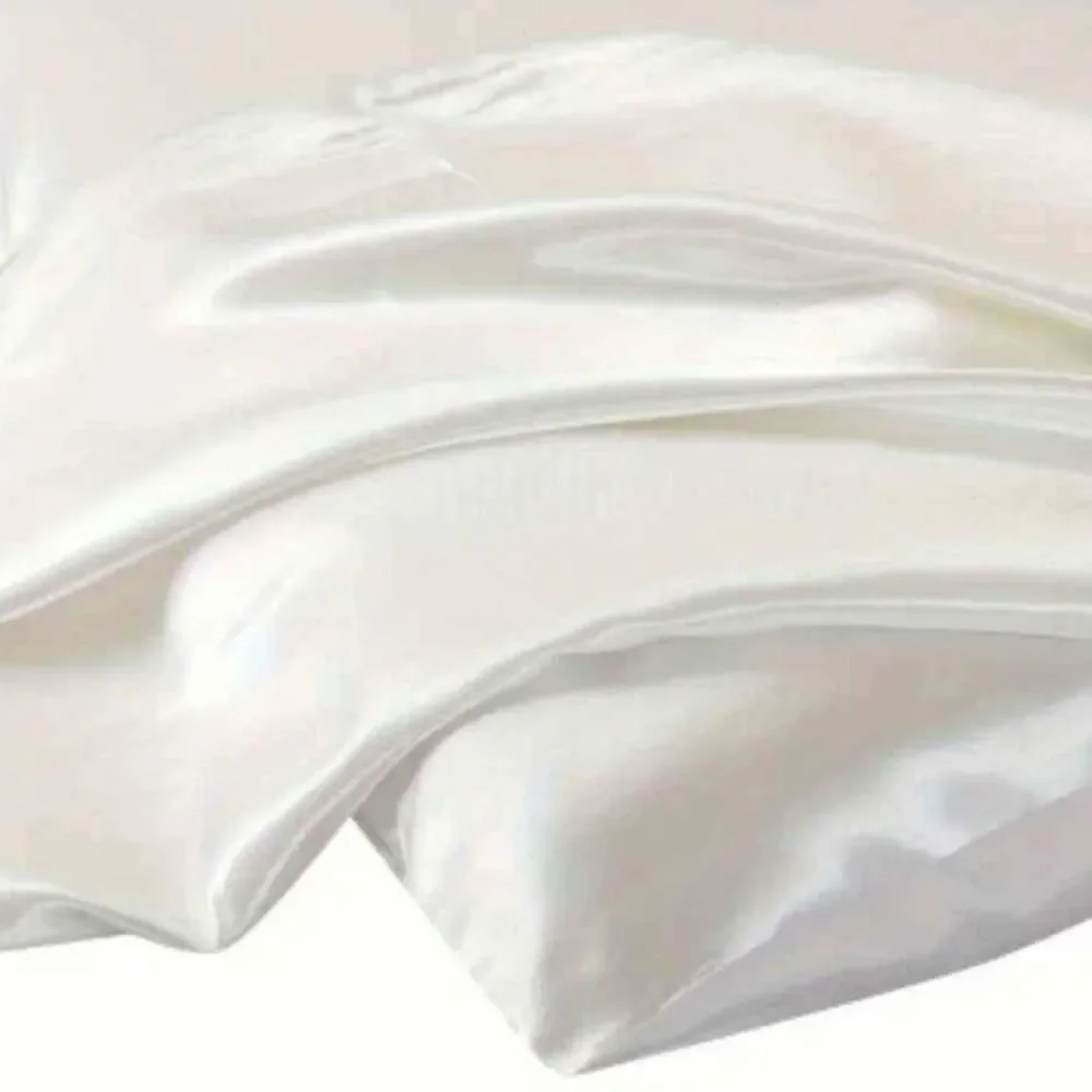 Choice of Set of 2 standard faux satin pillowcases-Pink